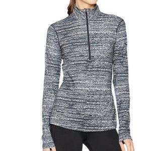Nike Pro Dri Fit Half Zip Pullover Long Sleeve Top